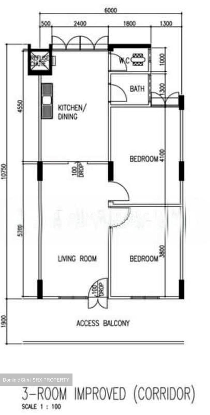 Blk 806 King George's Avenue (Kallang/Whampoa), HDB 3 Rooms #549884271